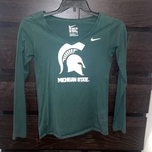 Michigan state nike shirt